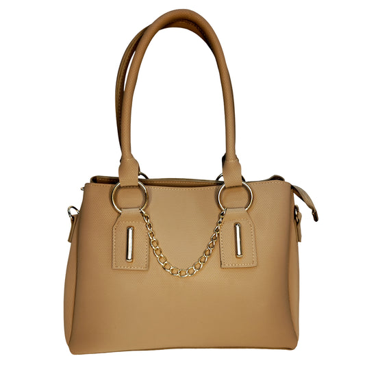 Camel color-leather rexine Bag NC-002
